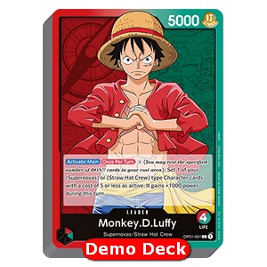 Demo Deck: Monkey.D.Luffy (OP01-003) (Incl. 1x Promotion Pack 2022) - One Piece Products