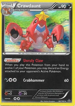 Crawdaunt - Primal Clash (Holo Rare) [PRC-92]