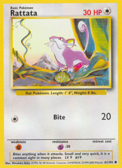 Rattata - Base Set (Common) [BS-61]