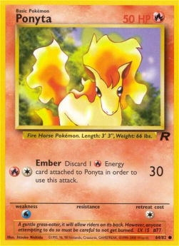 Ponyta - Team Rocket (Common) [TR-64]