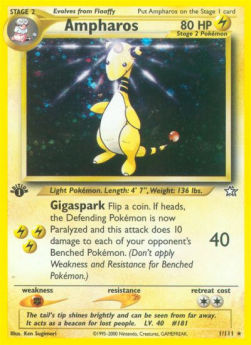 Ampharos - Neo Genesis (Holo Rare) [NG-1]