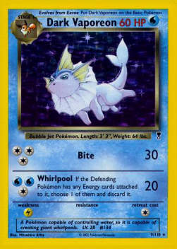 Dark Vaporeon - Legendary Collection (Holo Rare) [LC-9]