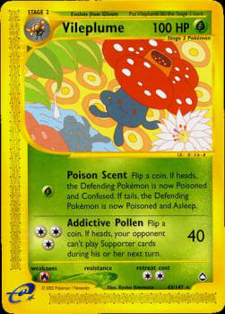 Vileplume - Aquapolis (Rare) [AQ-43]