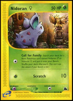 Nidoran - Skyridge (Common) [SK-81]