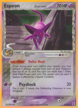 Espeon δ Delta Species - EX Delta Species (Holo Rare) [DS-4]