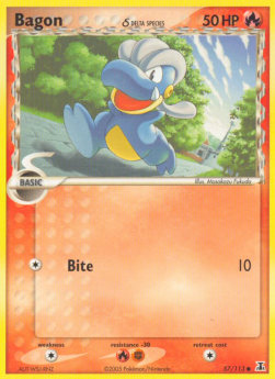 Bagon δ Delta Species (Bite) - EX Delta Species (Common) [DS-57]