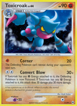 Toxicroak Lv.44 - Arceus (Holo Rare) [AR-11]
