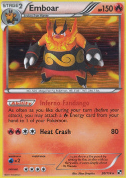 Emboar - Black & White (Holo Rare) [BLW-20]