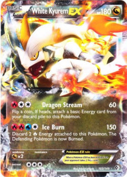 White Kyurem EX - Boundaries Crossed (Ultra Rare) [BCR-103]