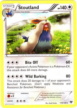 Stoutland - XY (Rare) [XY-110]