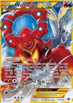 Volcanion EX - Steam Siege (Secret Rare) [STS-115]