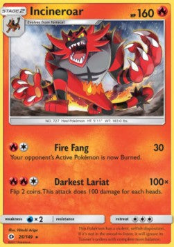 Incineroar - Sun & Moon (Rare) [SUM-26]