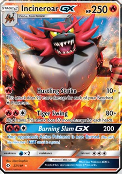 Incineroar GX - Sun & Moon (Ultra Rare) [SUM-27]