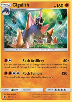 Gigalith - Sun & Moon (Holo Rare) [SUM-71]