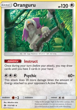Oranguru - Sun & Moon (Holo Rare) [SUM-113]