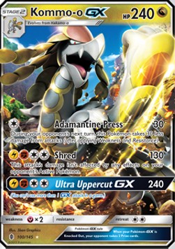 Kommo-o GX - Guardians Rising (Ultra Rare) [GRI-100]