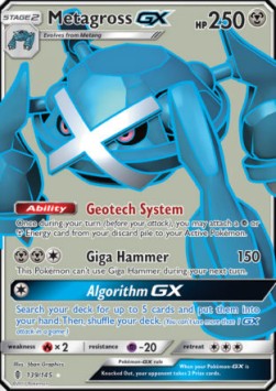 Metagross GX - Guardians Rising (Ultra Rare) [GRI-139]