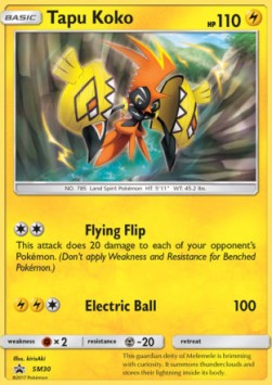 Tapu Koko - SM Black Star Promos (Promo) [SM-30]