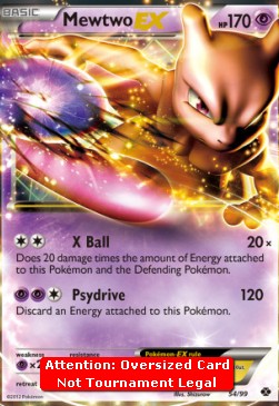 Mewtwo EX - Next Destinies (Oversized) [NXD-54]