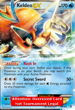 Keldeo EX - Boundaries Crossed (Oversized) [BCR-49]