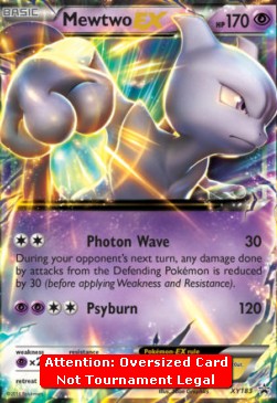 Mewtwo EX - XY Black Star Promos (Oversized) [XYPR-183]