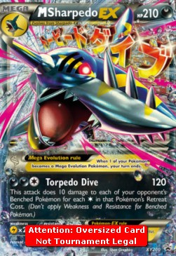 M Sharpedo EX - XY Black Star Promos (Oversized) [XYPR-200]