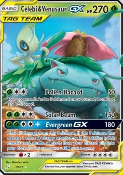 Celebi & Venusaur GX - Team Up (Ultra Rare) [TEU-1]