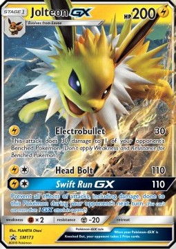 Jolteon GX - SM Black Star Promos (Promo) [SM-173]