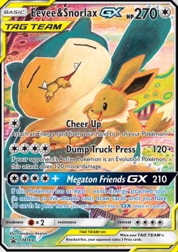 Eevee & Snorlax GX - SM Black Star Promos (Promo) [SM-169]