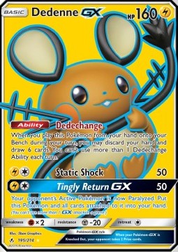 Dedenne GX - Unbroken Bonds (Ultra Rare) [UNB-195]
