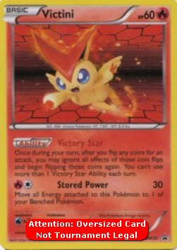 Victini - BW Black Star Promos (Oversized) [BW-32]