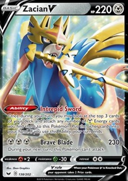 Zacian V - Sword & Shield (Ultra Rare) [SSH-138]