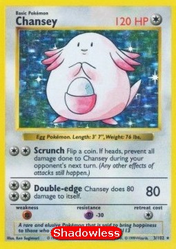 Chansey - Base Set (Holo Rare) [BS-3]