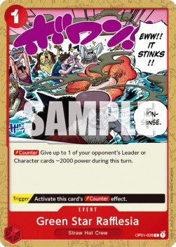 Green Star Rafflesia (OP01-028) - Romance Dawn (Common) [OP01-028]