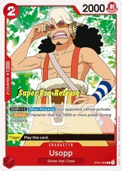 Usopp (ST01-002) (V.2) - Starter Deck: Straw Hat Crew (Common) [ST01-002]