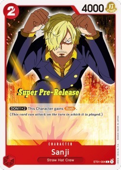 Sanji (ST01-004) (V.2) - Starter Deck: Straw Hat Crew (Common) [ST01-004]