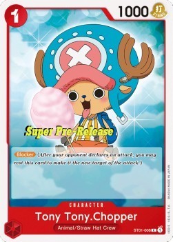 Tony Tony.Chopper (ST01-006) (V.2) - Starter Deck: Straw Hat Crew (Common) [ST01-006]