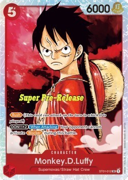 Monkey.D.Luffy (ST01-012) (V.2) - Starter Deck: Straw Hat Crew (Super Rare) [ST01-012]
