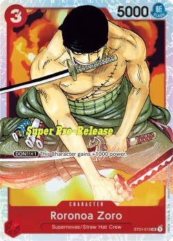 Roronoa Zoro (ST01-013) (V.2) - Starter Deck: Straw Hat Crew (Super Rare) [ST01-013]
