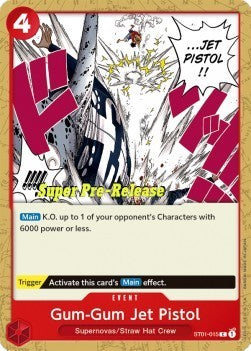 Gum-Gum Jet Pistol (ST01-015) (V.2) - Starter Deck: Straw Hat Crew (Common) [ST01-015]