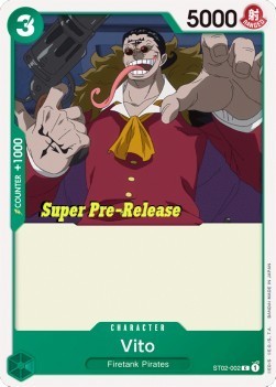 Vito (ST02-002) (V.2) - Starter Deck: Worst Generation (Common) [ST-02-002]