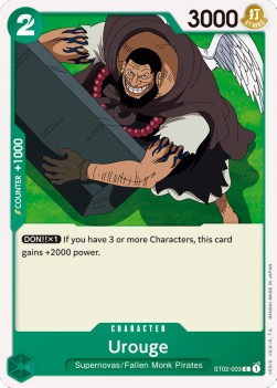 Urouge (ST02-003) (V.1) - Starter Deck: Worst Generation (Common) [ST-02-003]