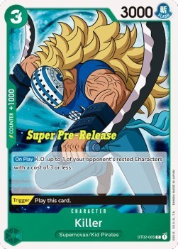 Killer (ST02-005) (V.2) - Starter Deck: Worst Generation (Common) [ST-02-005]