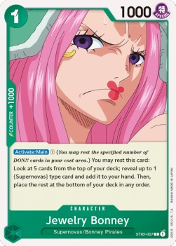 Jewelry Bonney (ST02-007) (V.1) - Starter Deck: Worst Generation (Common) [ST-02-007]