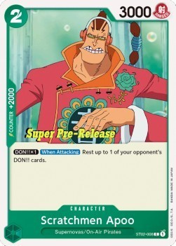 Scratchmen Apoo (ST02-008) (V.2) - Starter Deck: Worst Generation (Common) [ST-02-008]