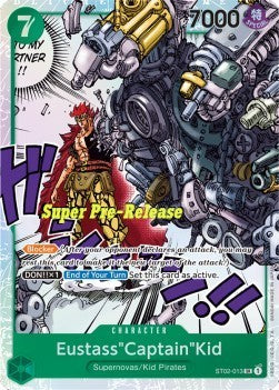 Eustass"Captain"Kid (ST02-013) (V.2) - Starter Deck: Worst Generation (Super Rare) [ST-02-013]