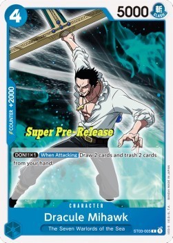 Dracule Mihawk (ST03-005) (V.2) - Starter Deck: The Seven Warlords of the Sea (Common) [ST-03-005]