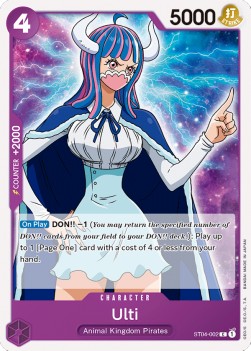 Ulti (ST04-002) (V.1) - Starter Deck: Animal Kingdom Pirates (Common) [ST-04-002]