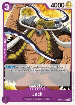 Jack (ST04-008) (V.1) - Starter Deck: Animal Kingdom Pirates (Common) [ST-04-008]