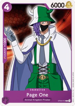 Page One (ST04-012) (V.1) - Starter Deck: Animal Kingdom Pirates (Common) [ST-04-012]